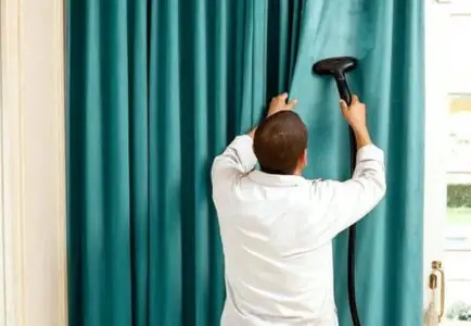 ✨ Curtain Steam Cleaning