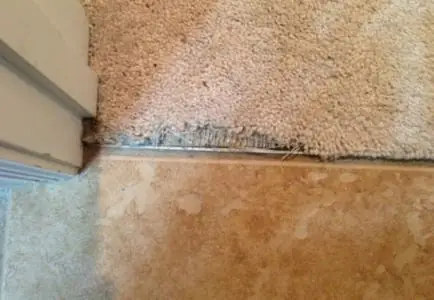 Frayed Carpet Edge Fixing